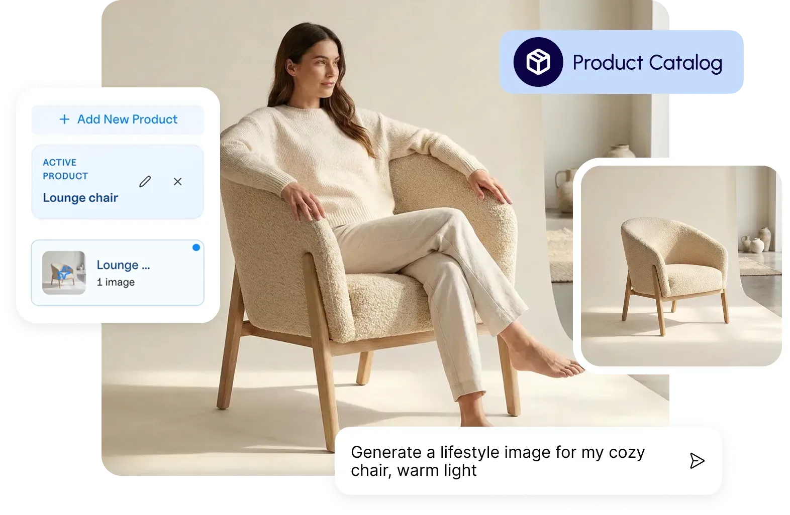 Saving product images into a reusable catalog